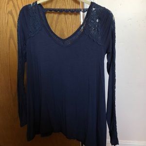 Blue Abercrombie and Fitch Long Sleeve